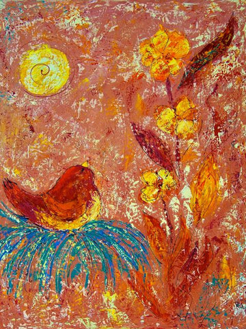 Happy Little Bird in Fall