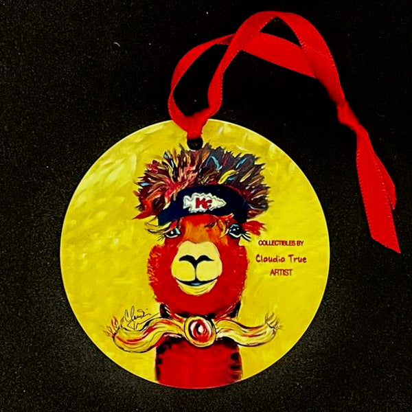 Mahomes Alpaca collectible ornament 2022