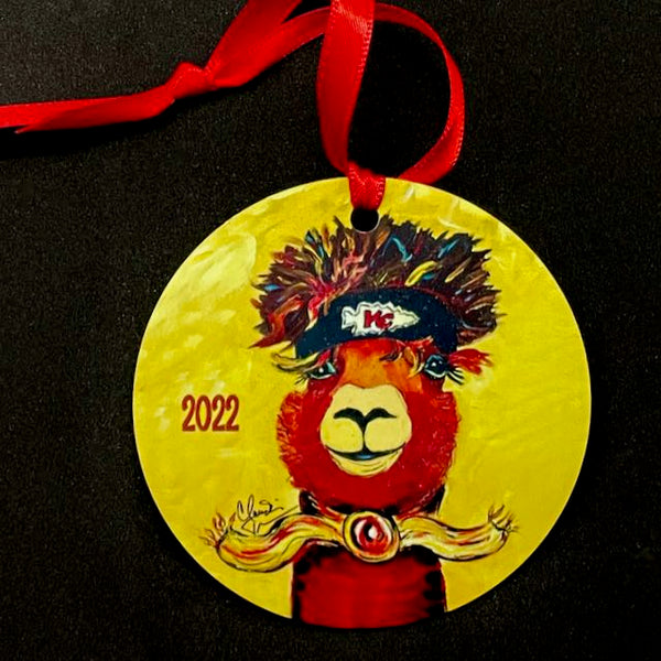 Mahomes Alpaca collectible ornament 2022